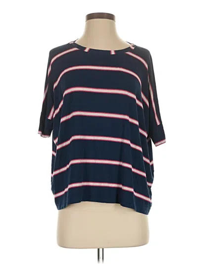 Pre-owned Unbranded Short Sleeve T-shirt In Blue