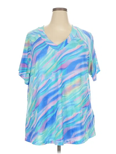 Pre-owned Unbranded Short Sleeve T-shirt In Blue