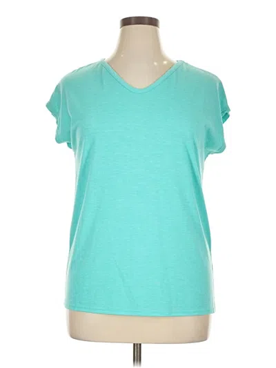 Pre-owned Unbranded Short Sleeve T-shirt In Blue