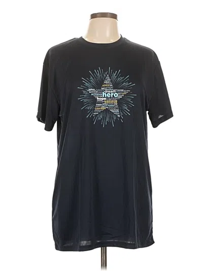 Pre-owned Unbranded Short Sleeve T-shirt In Blue