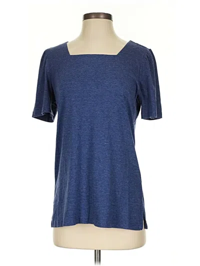 Pre-owned Unbranded Short Sleeve T-shirt In Blue