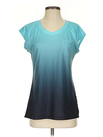 Pre-owned Unbranded Short Sleeve T-shirt In Blue