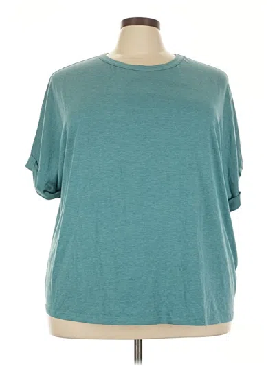 Pre-owned Unbranded Short Sleeve T-shirt In Blue