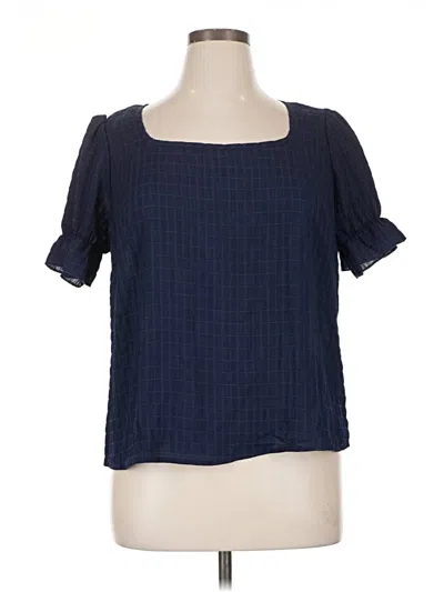Pre-owned Unbranded Short Sleeve T-shirt In Blue