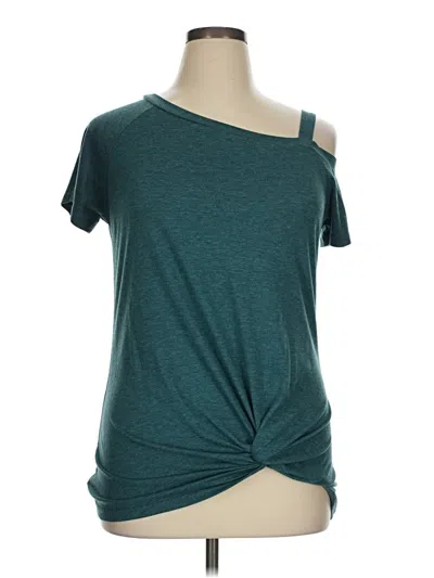 Pre-owned Unbranded Short Sleeve T-shirt In Blue