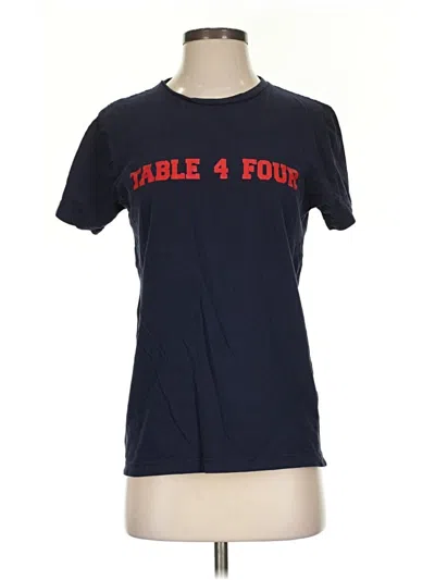 Pre-owned Unbranded Short Sleeve T-shirt In Blue