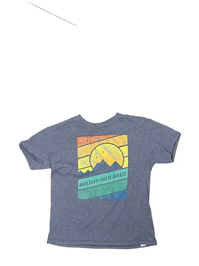 Pre-owned Unbranded Kids' Short Sleeve T-shirt In Blue
