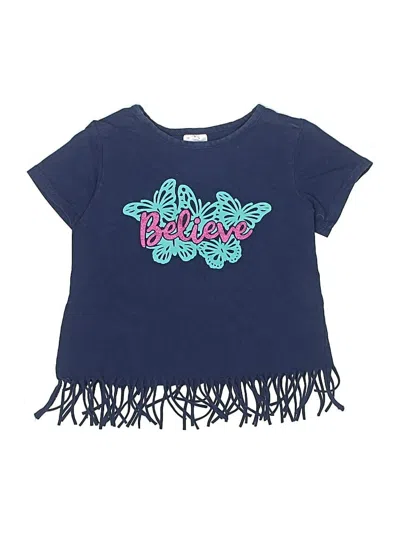 Pre-owned Unbranded Kids' Short Sleeve T-shirt In Blue