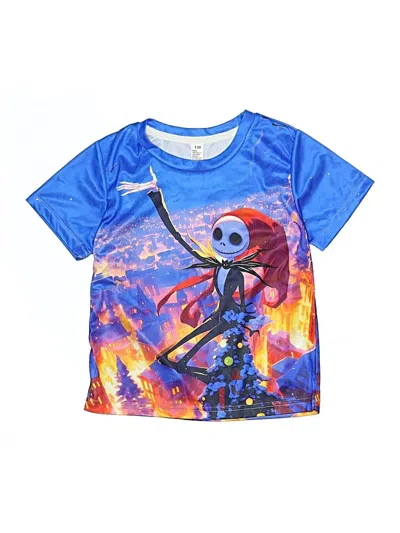 Pre-owned Unbranded Kids' Short Sleeve T-shirt In Blue