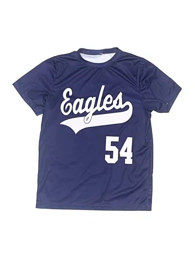 Pre-owned Unbranded Kids' Short Sleeve T-shirt In Blue