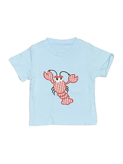 Pre-owned Unbranded Babies' Short Sleeve T-shirt In Blue