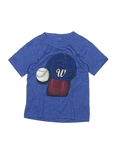 Pre-owned Unbranded Kids' Short Sleeve T-shirt In Blue