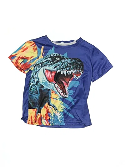 Pre-owned Unbranded Kids' Short Sleeve T-shirt In Blue