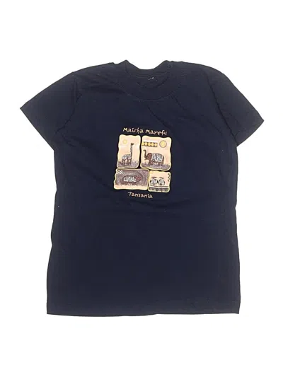 Pre-owned Unbranded Kids' Short Sleeve T-shirt In Blue