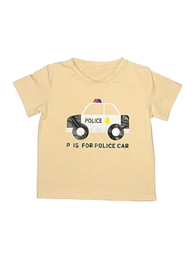 Pre-owned Unbranded Kids' Short Sleeve T-shirt In Brown