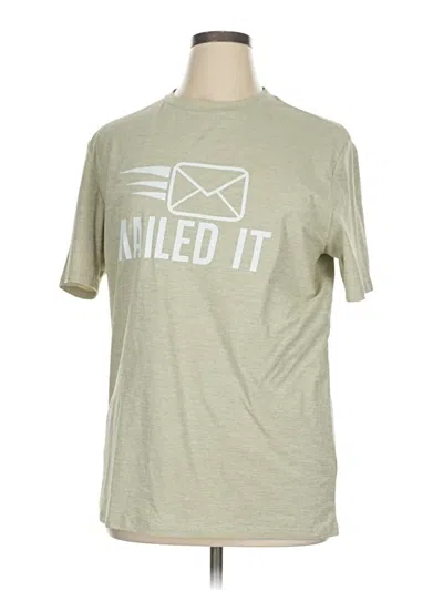 Pre-owned Unbranded Short Sleeve T-shirt In Brown