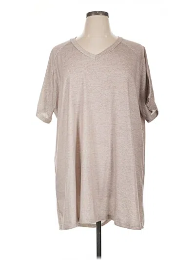 Pre-owned Unbranded Short Sleeve T-shirt In Brown