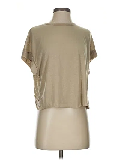 Pre-owned Unbranded Short Sleeve T-shirt In Brown