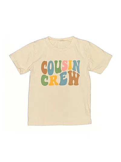 Pre-owned Unbranded Kids' Short Sleeve T-shirt In Brown