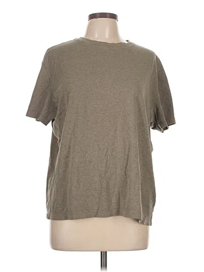 Pre-owned Unbranded Short Sleeve T-shirt In Brown