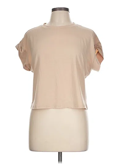 Pre-owned Unbranded Short Sleeve T-shirt In Brown