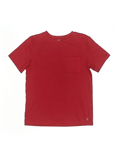 Pre-owned Unbranded Kids' Short Sleeve T-shirt In Burgundy
