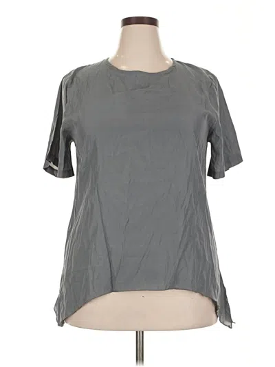 Pre-owned Unbranded Short Sleeve T-shirt In Gray