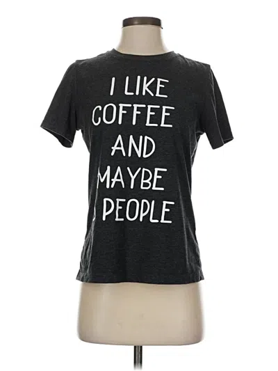 Pre-owned Unbranded Short Sleeve T-shirt In Gray