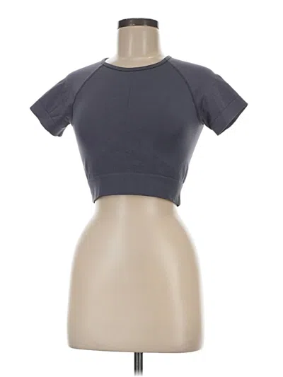 Pre-owned Unbranded Short Sleeve T-shirt In Gray