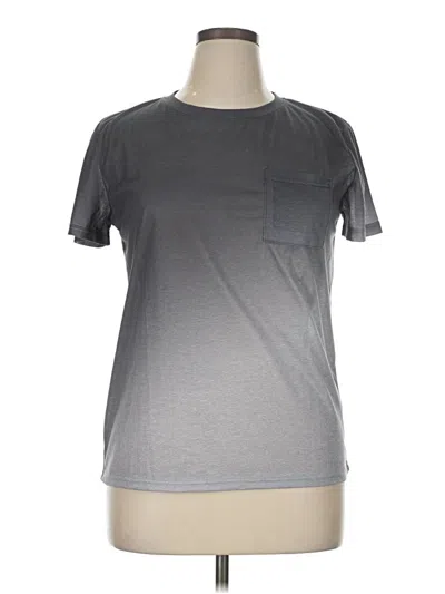 Pre-owned Unbranded Short Sleeve T-shirt In Gray