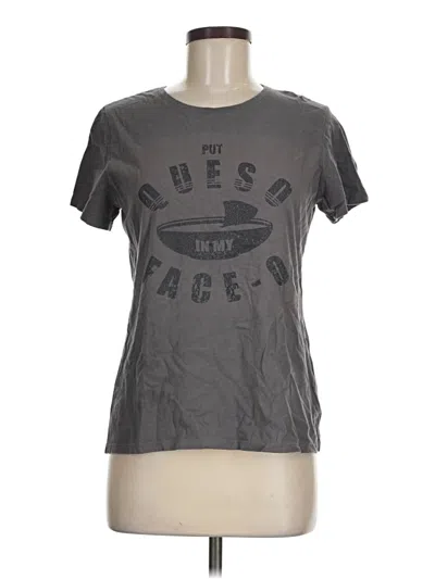 Pre-owned Unbranded Short Sleeve T-shirt In Gray