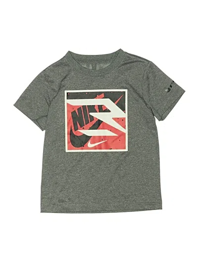 Pre-owned Unbranded Kids' Short Sleeve T-shirt In Gray