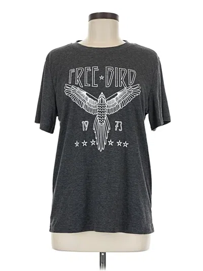 Pre-owned Unbranded Short Sleeve T-shirt In Gray