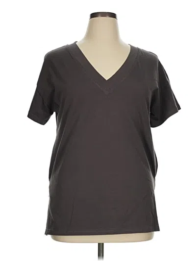 Pre-owned Unbranded Short Sleeve T-shirt In Gray