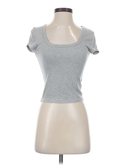 Pre-owned Unbranded Short Sleeve T-shirt In Gray
