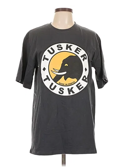 Pre-owned Unbranded Short Sleeve T-shirt In Gray