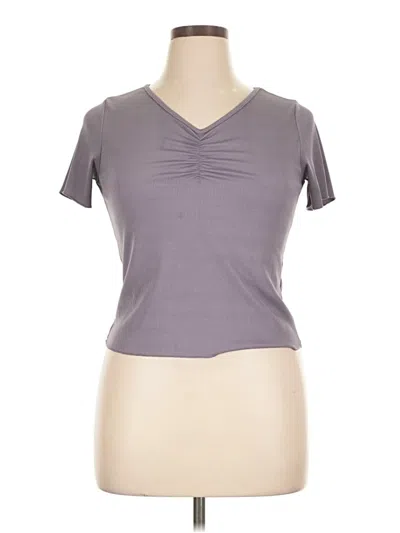 Pre-owned Unbranded Short Sleeve T-shirt In Gray