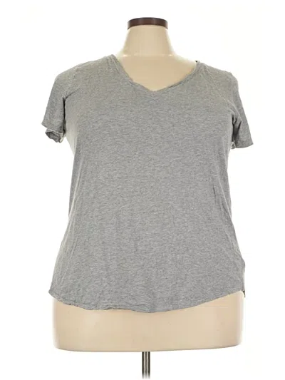 Pre-owned Unbranded Short Sleeve T-shirt In Gray
