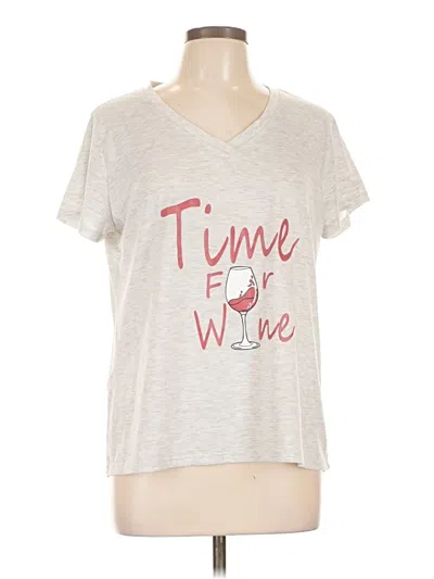 Pre-owned Unbranded Short Sleeve T-shirt In Gray