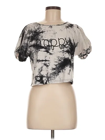 Pre-owned Unbranded Short Sleeve T-shirt In Gray