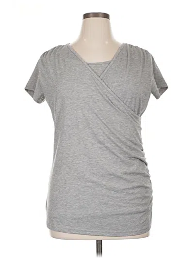 Pre-owned Unbranded Short Sleeve T-shirt In Gray