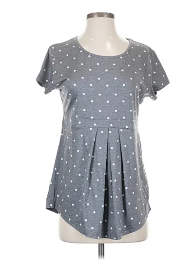 Pre-owned Unbranded Short Sleeve T-shirt In Gray