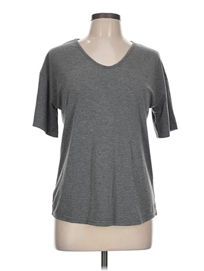 Pre-owned Unbranded Short Sleeve T-shirt In Gray