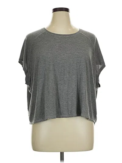 Pre-owned Unbranded Short Sleeve T-shirt In Gray