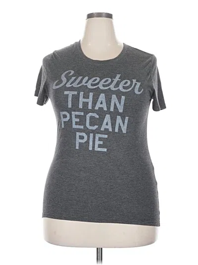 Pre-owned Unbranded Short Sleeve T-shirt In Gray