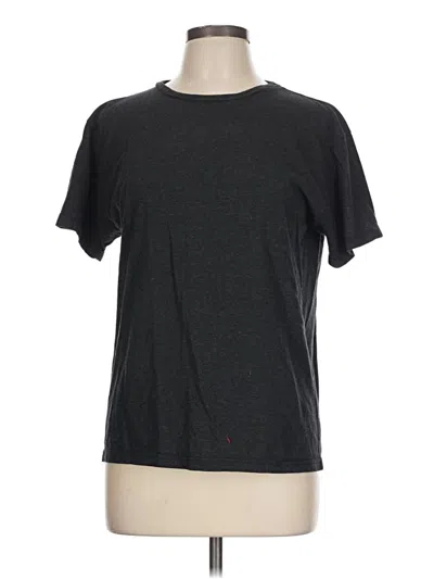 Pre-owned Unbranded Short Sleeve T-shirt In Gray