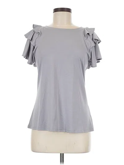 Pre-owned Unbranded Short Sleeve T-shirt In Gray