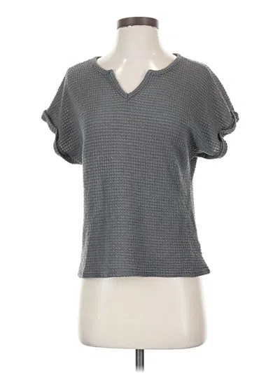 Pre-owned Unbranded Short Sleeve T-shirt In Gray