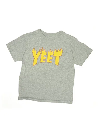 Pre-owned Unbranded Kids' Short Sleeve T-shirt In Gray