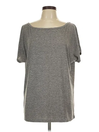 Pre-owned Unbranded Short Sleeve T-shirt In Gray